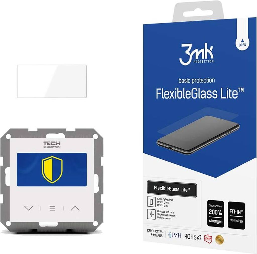 3mk Display Hybridglas FlexibleGlass Lite für Regulator Pokojowy F2z 0,16mm 6H