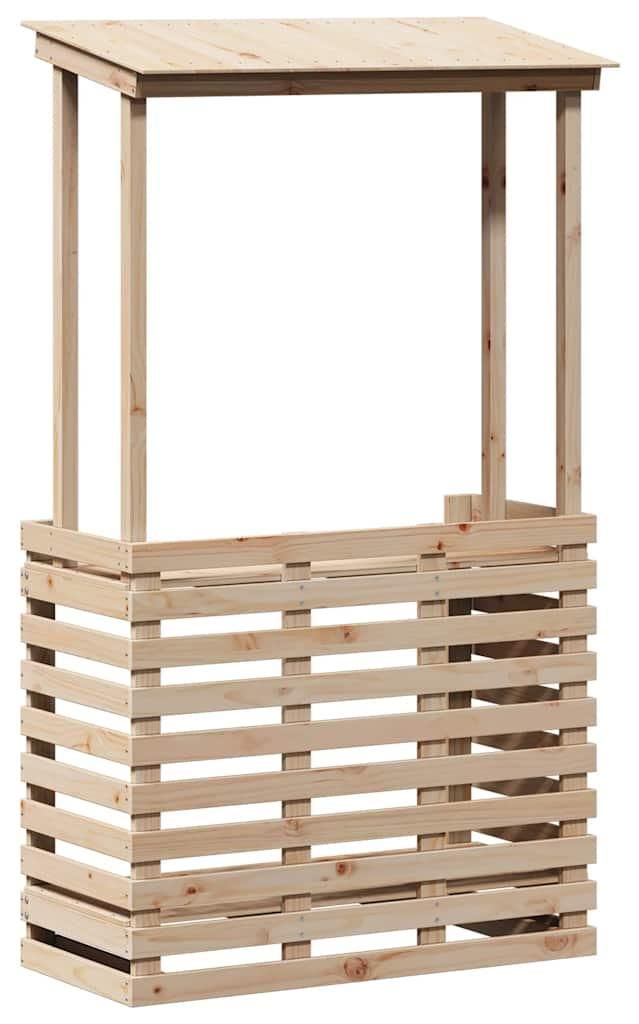 vidaXL Barra da giardino con tetto 112,5x57x195,5 cm in Immagine del prodotto 