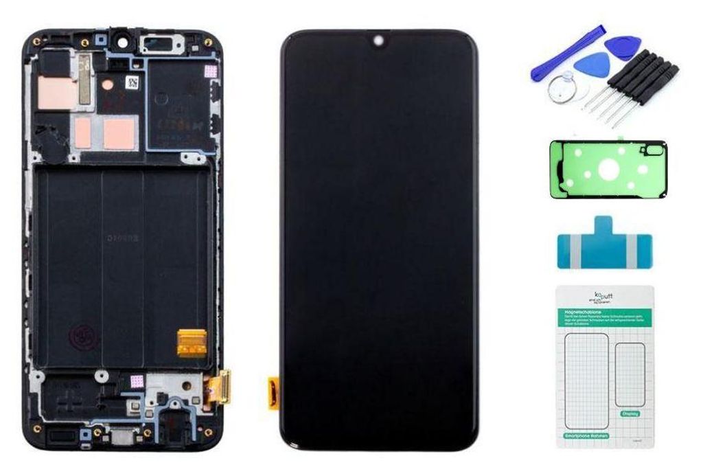 Samsung Galaxy A40 Display (mit Rahmen) schwarz - Set