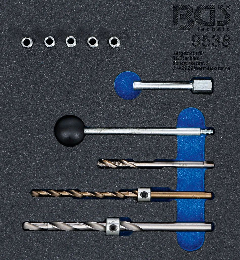 Set 10pz Ripristino Filettatura Iniettori M6 - Modulo Professionale 1/6