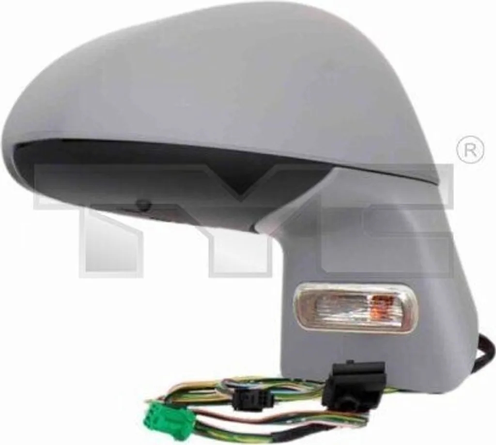 Rétroviseur extérieur passager pour Citroën C4 I - Miroir complet TYC