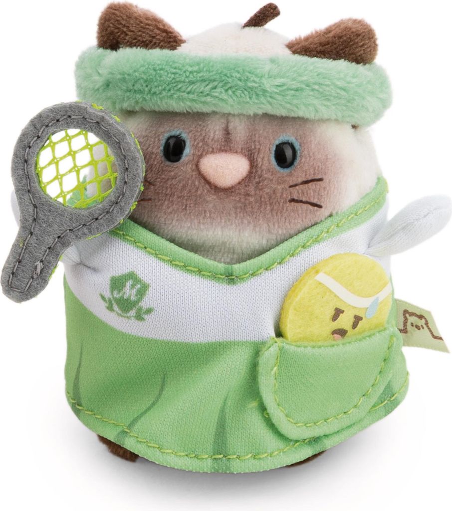NICI Kuscheltier Set Siamkatze Siamy mit Tennisball u. Tenniskostüm in Geschenkbox