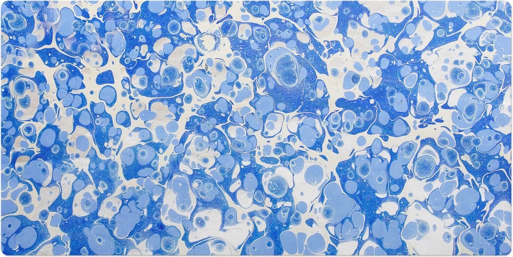 Marmorierte Blasen– Schreibtischunterlage – Schreibtisch Tischunterlage – 90x45 cm – Unterlage Groß Schreibtischmatte