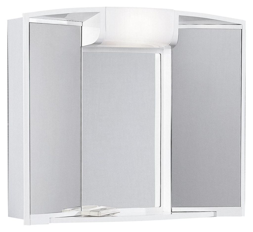 Jokey ANGY Spiegelschrank 59x50x15cm, 1x12W, weiß Produktbild 