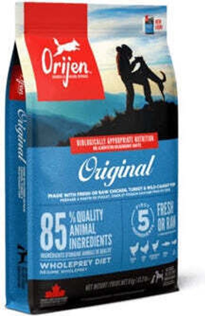 Orijen Original Trockenfutter Für Erwachsene Hunde – 17 Kg, Mit Frischem Fisch, Lamm & Truthahn