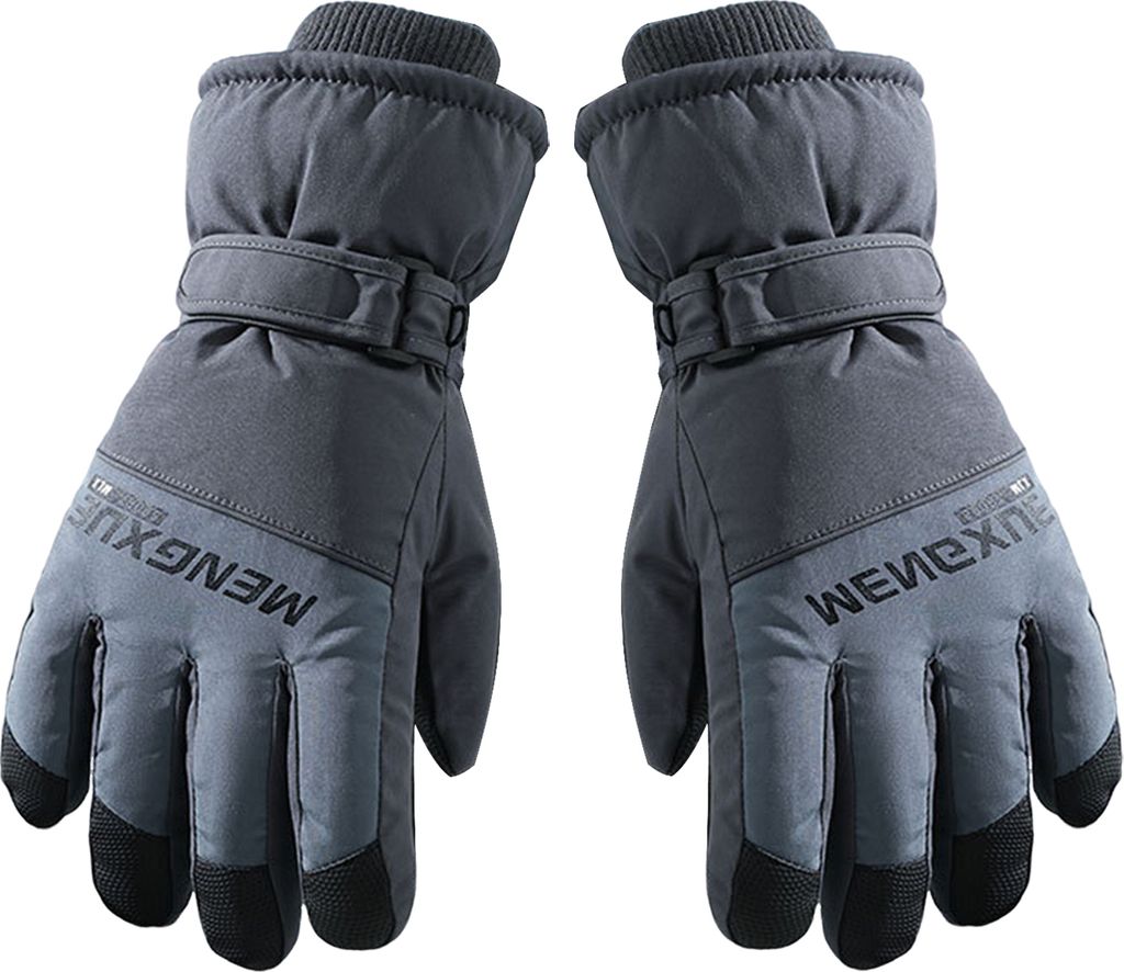 Winter-Thermohandschuhe für Herren und Damen, wasserdicht, winddicht, Touchscreen-Handschuhe, warme Fleece-Handschuhe für Outdoor-Radfahren, Skif...