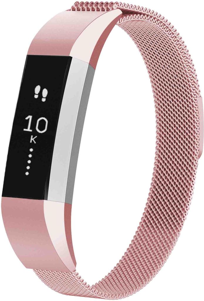 imoshion Magnetisches Milanaise Armband für das Fitbit Alta (HR) - Größe S - Rosa
