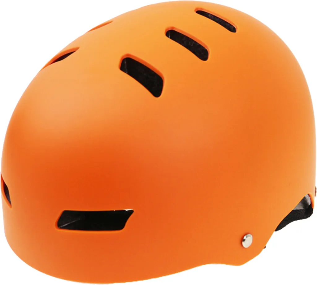 Casco Protezione S Arancione per Bambini e Ragazzi - Skate e Bici