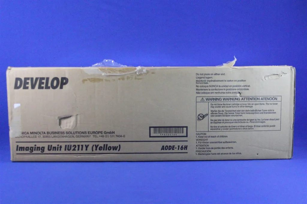 Solution pour traces jaunes : Tambour IU211Y Develop Bildtrommel Yellow