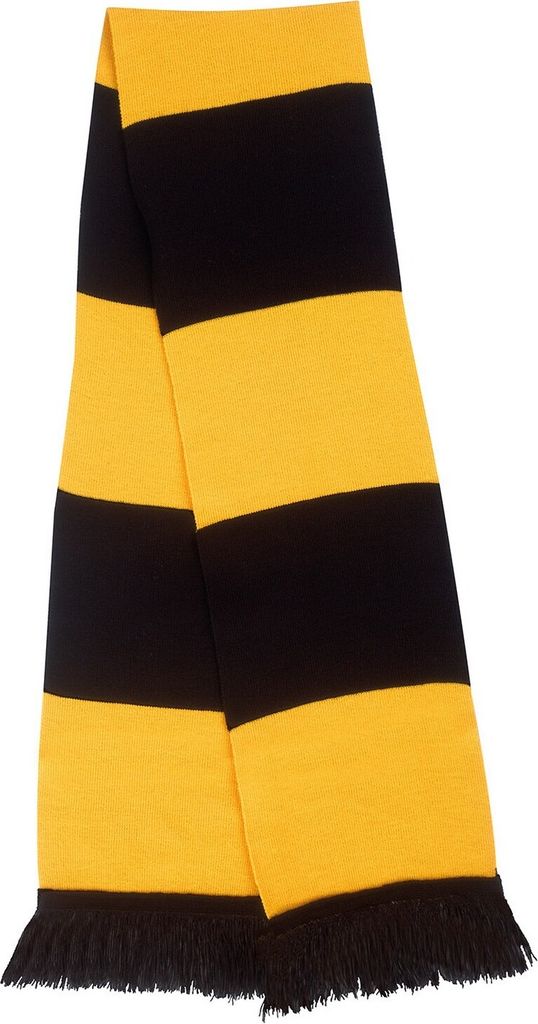 Result Winter Essentials - "Team" Strickschal PC7428 (Einheitsgröße) (Schwarz/Gold)