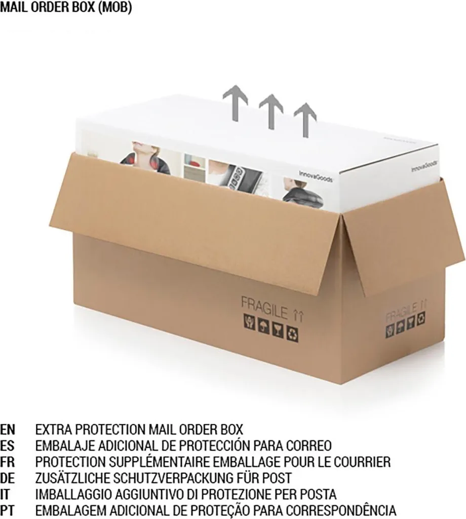 Masseur Shiatsu Compact Shissage InnovaGoods - Massage Cervical à Chaleur