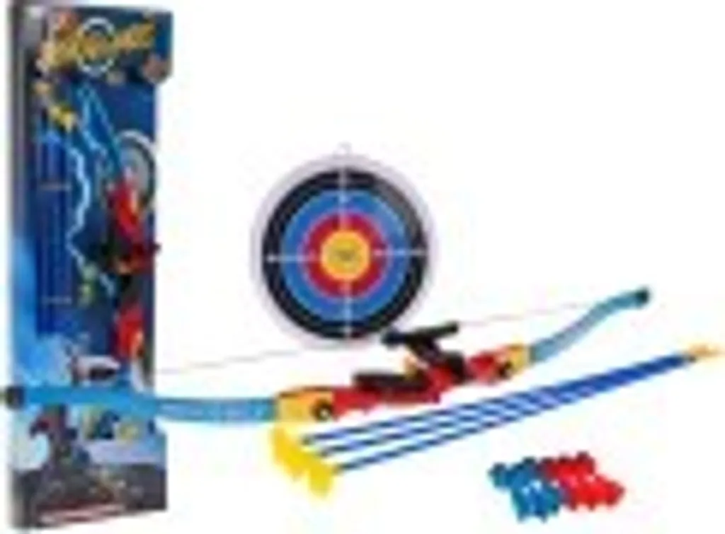 Kit tir à l'arc junior avec ventouses de sécurité et cible murale stable