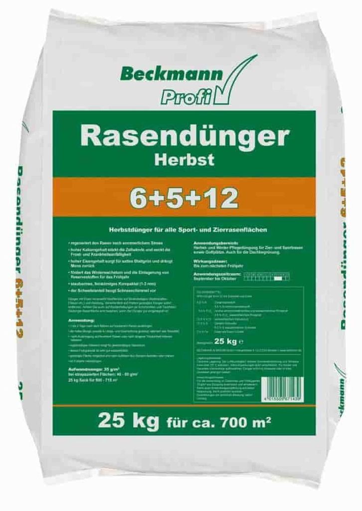 Fertilizzante per prato autunnale 25 kg, NPK 6 5 12, per Immagine del prodotto 