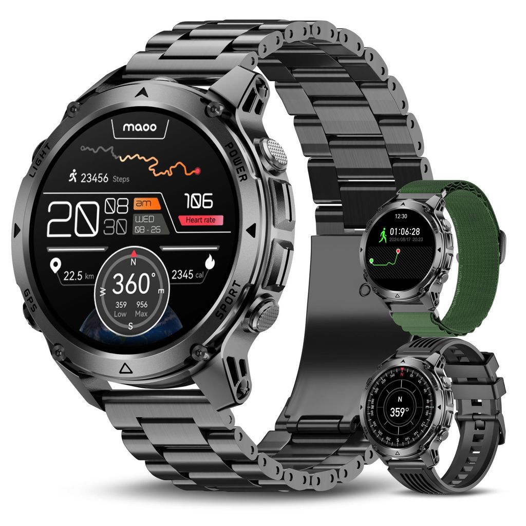 Maoo Titan GPS Smartwatch Herren, robuste Sportuhr mit Produktbild 