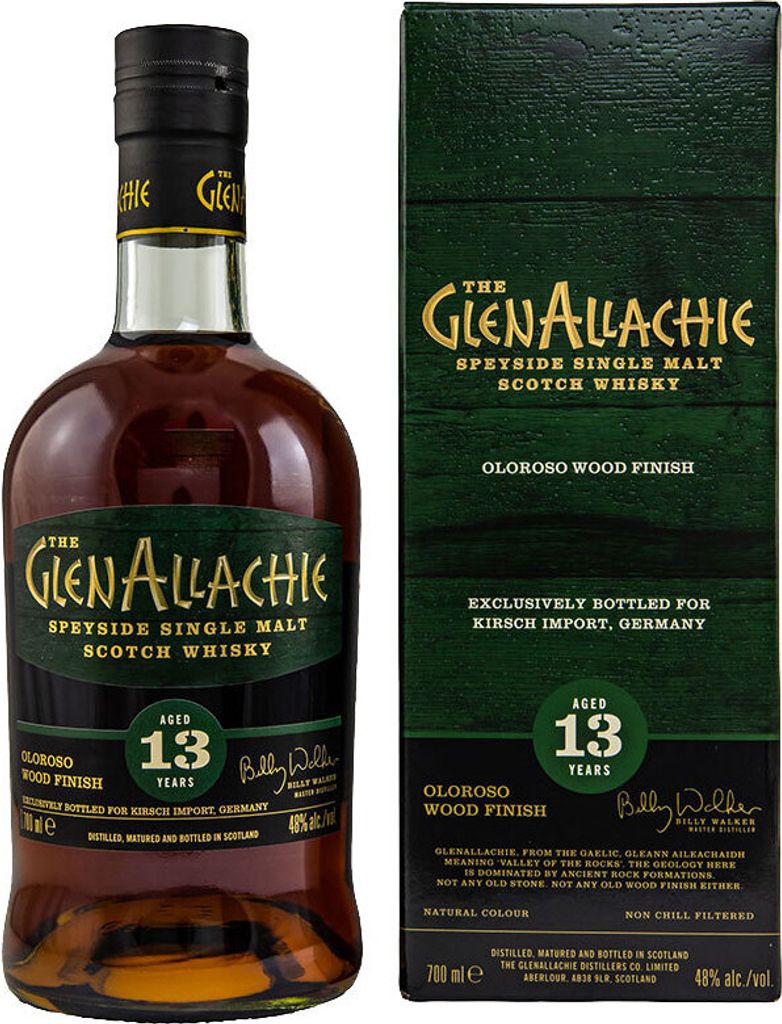 The GlenAllachie 13 Years Old OLOROSO WOOD FINISH 48% Vol. 0,7l in Geschenkbox