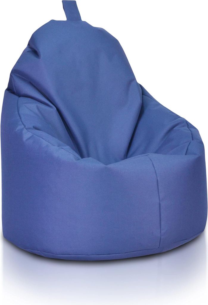 Ecopuf - Sitzsack Bean Bag Outdoor, 70 x 75 cm - Yoko Blau Nc8