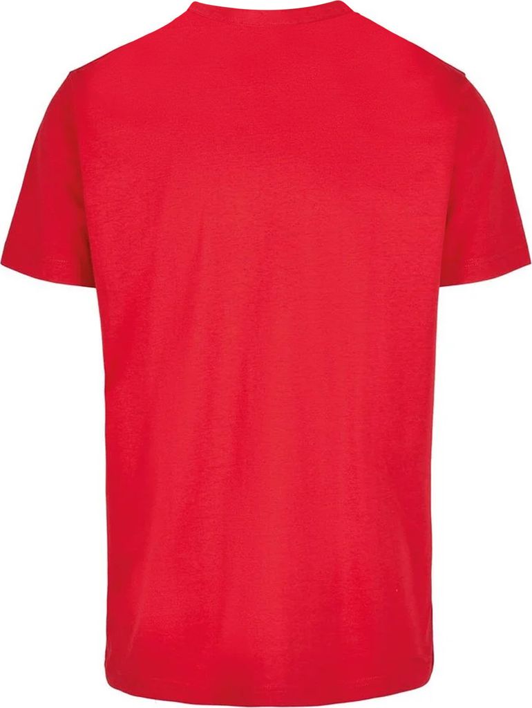 Build Your Brand Herren T-Shirt, runder Halsausschnitt RW5815 (XS) (Stadtrot)