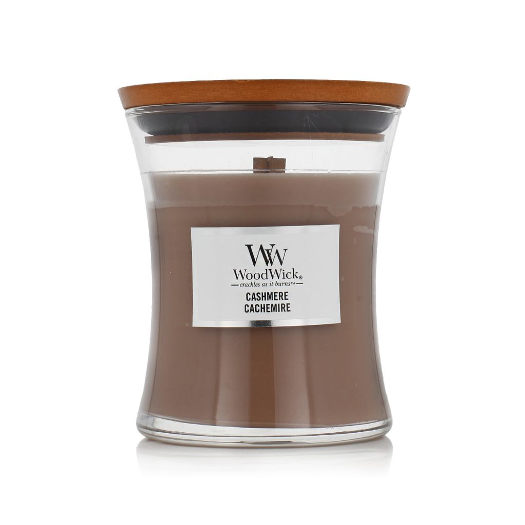 WoodWick Cashmere Duftkerze mit Holzdocht 275 g Produktbild 9