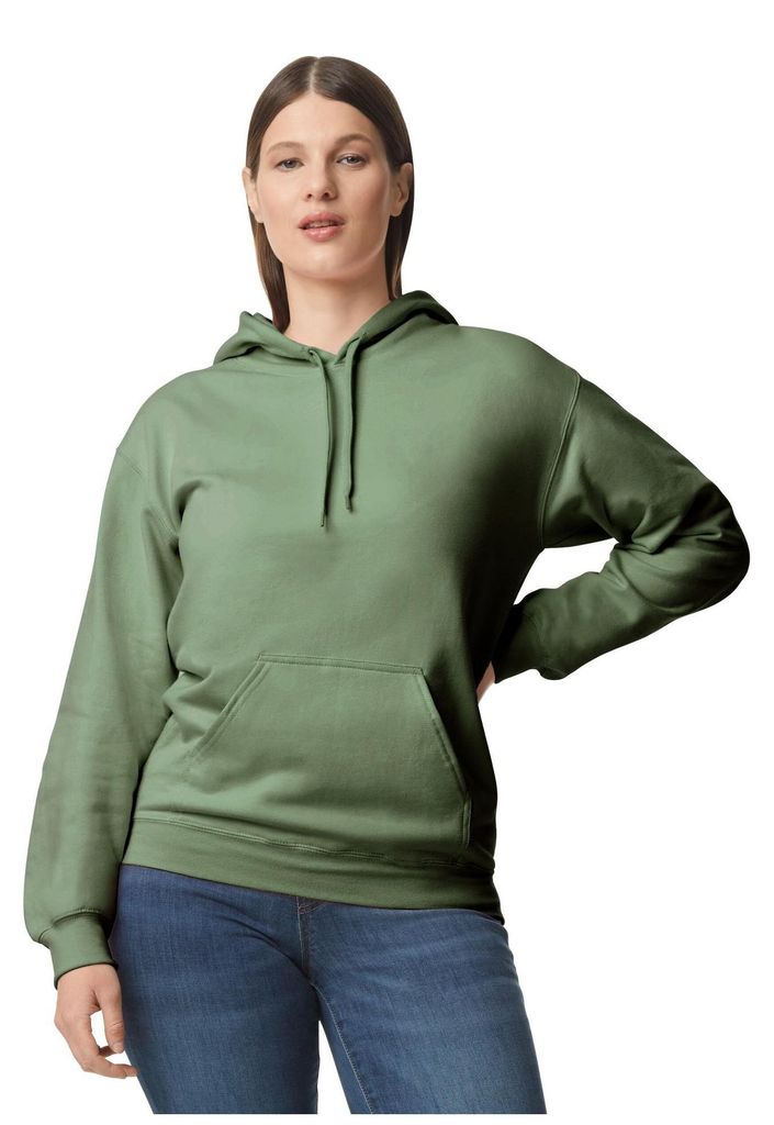 Gildan - "Softstyle" Kapuzenpullover Mittelschwer für Herren/Damen Uni LT621 (M) (Militärgrün)