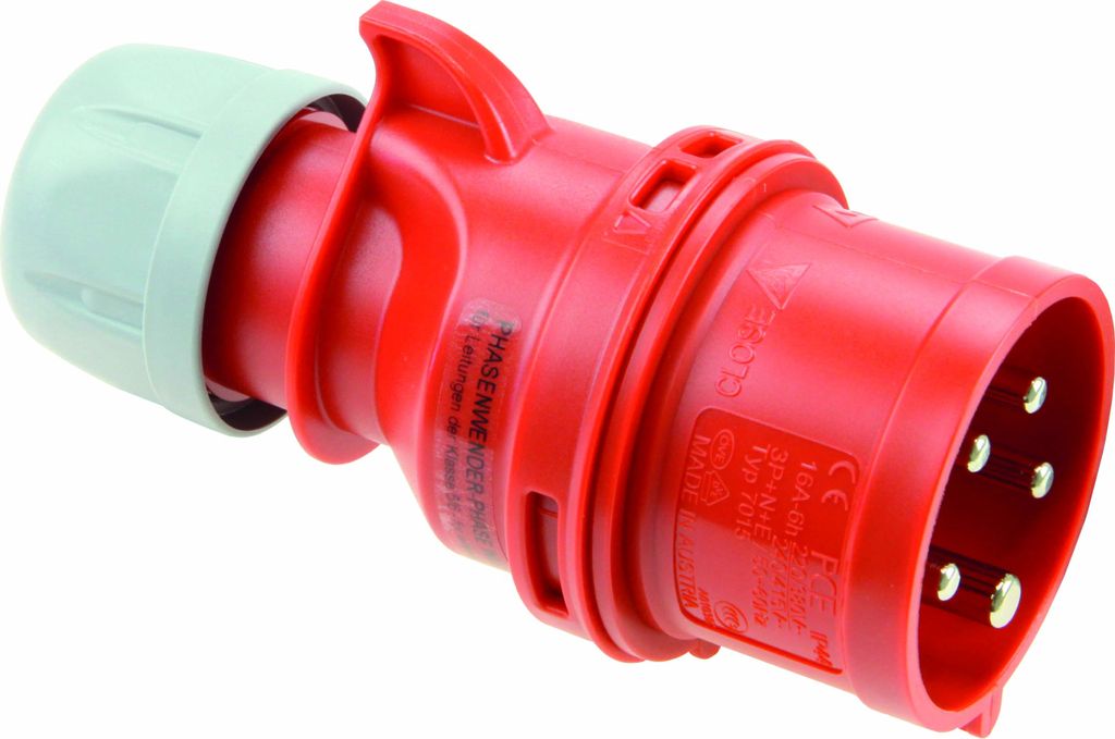 Wtyczka przenośna 16A/5B zmiana biegunów IP44 7015-6 PCE Zdjęcie produktu 