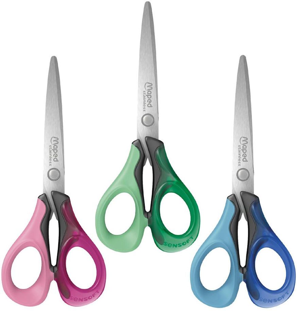 MAPED M169600 Forbici Maped Sensoft, 16 cm, colori Immagine del prodotto 