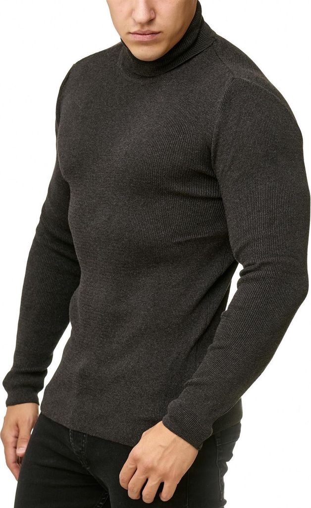 Red Bridge Herren Strickpullover Rollkragen- Pullover Soft Basic