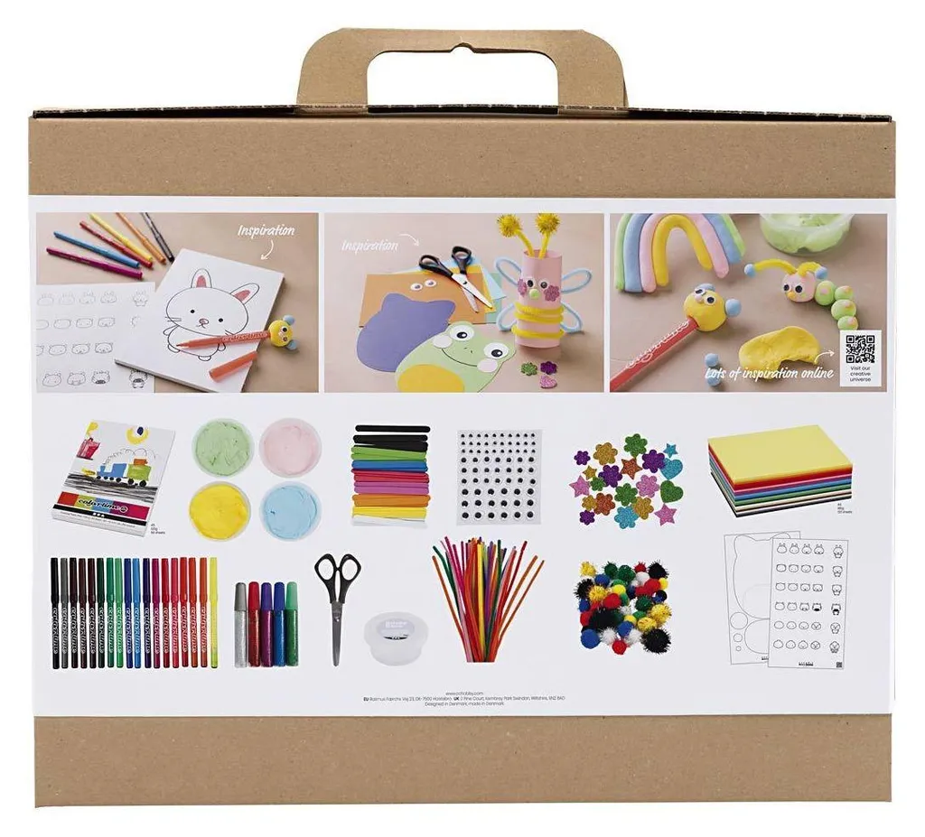 Kit Creativo Maxi per Bambini: Silk Clay, Pompon e Lavoretti 6 Anni - 6