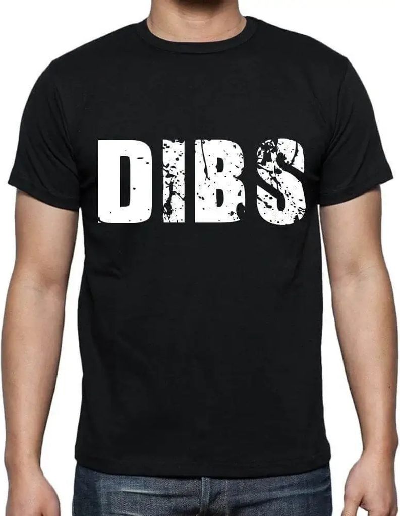 Herren Grafik T-Shirt Dibs Öko-Verantwortlich Vintage Jahrgang Kurzarm Lustige Druck Geburtstag Geschenk Mann