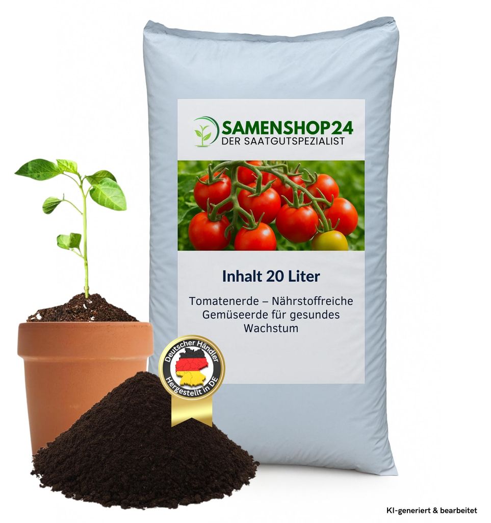 Samenshop24 Tomatenerde 20 l – Nährstoffreiche Gemüseerde Produktbild 