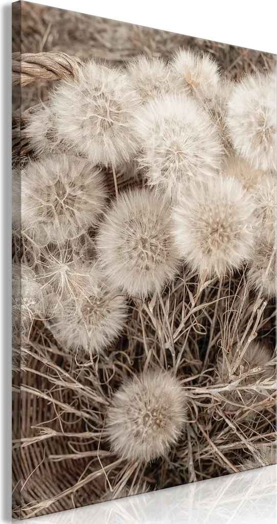 Quadro su Tela Grappolo Delicato 40x60 - Arredo Parete Verticale Fiori