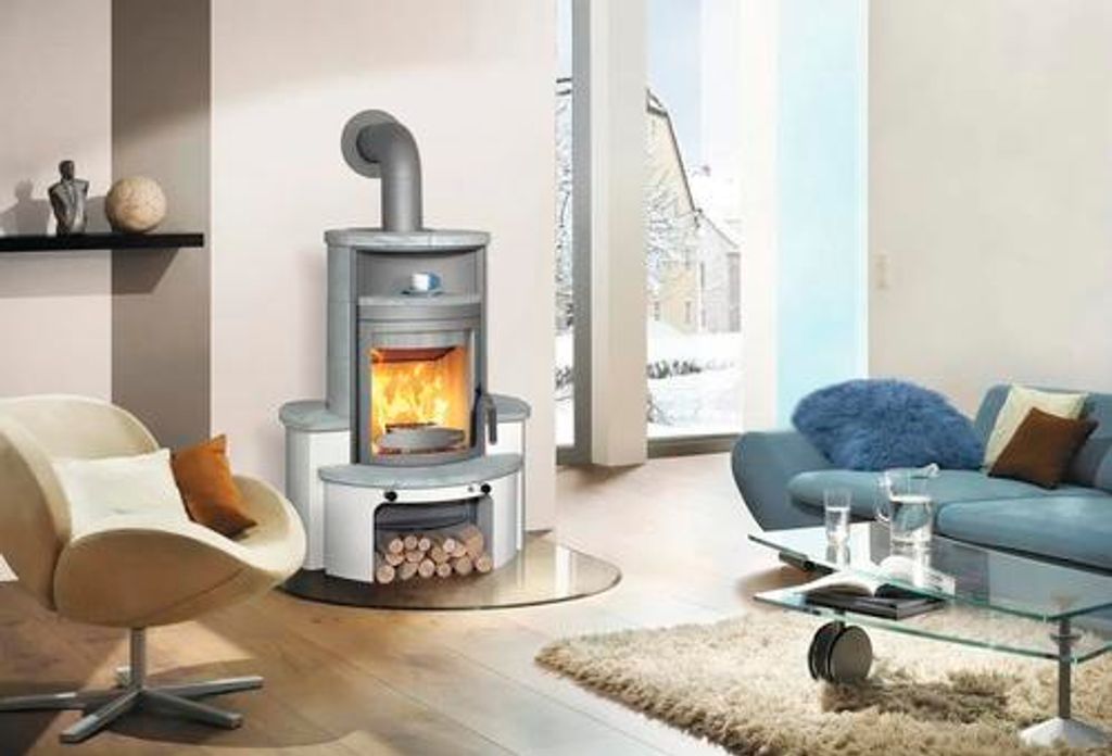 Kaminbausatz Hark Avenso GT ECOplus Naturstein grau 8 kW