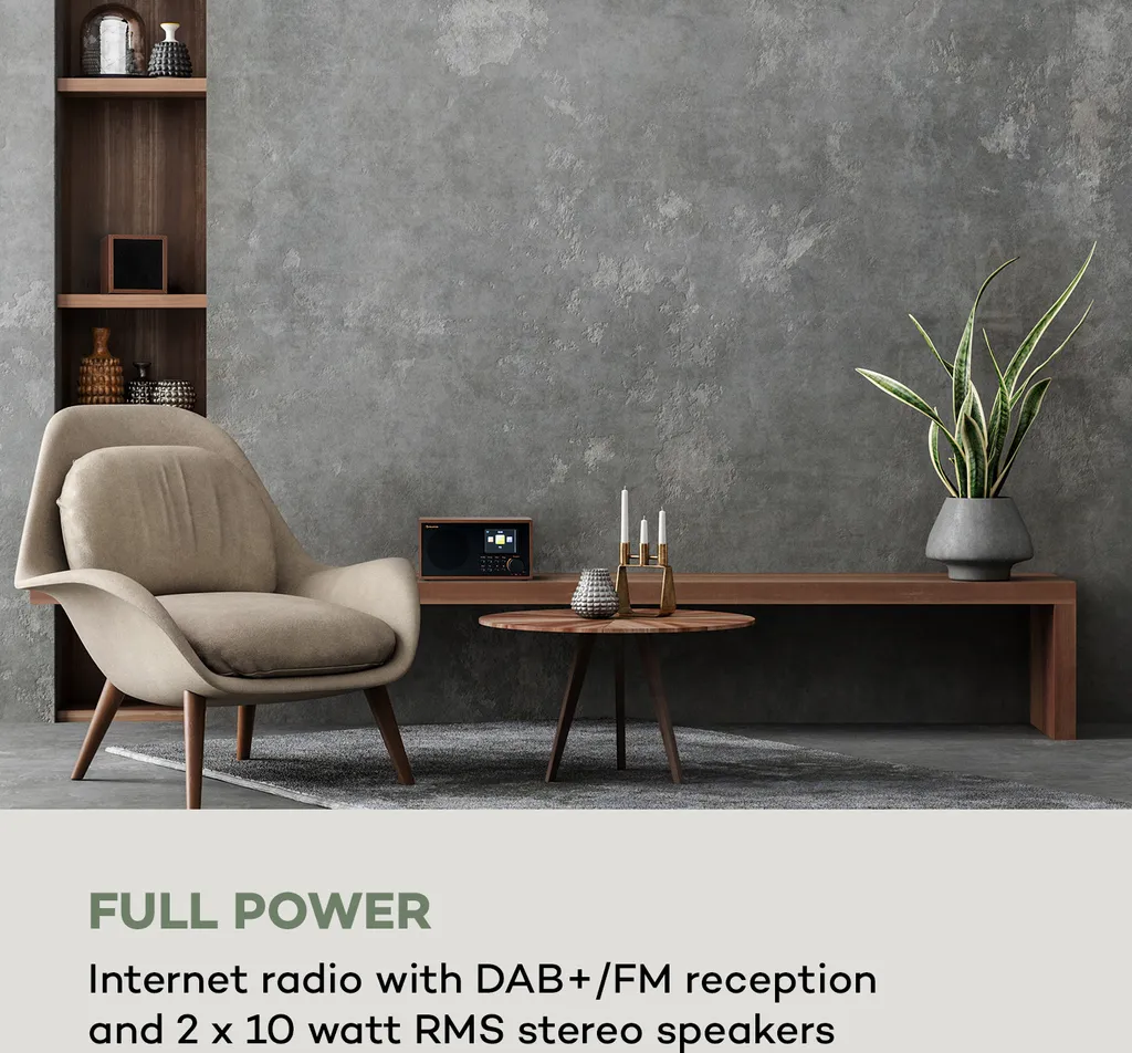Radio Numérique DAB+ sans Interférences - Bluetooth et Batterie Incluse - 2