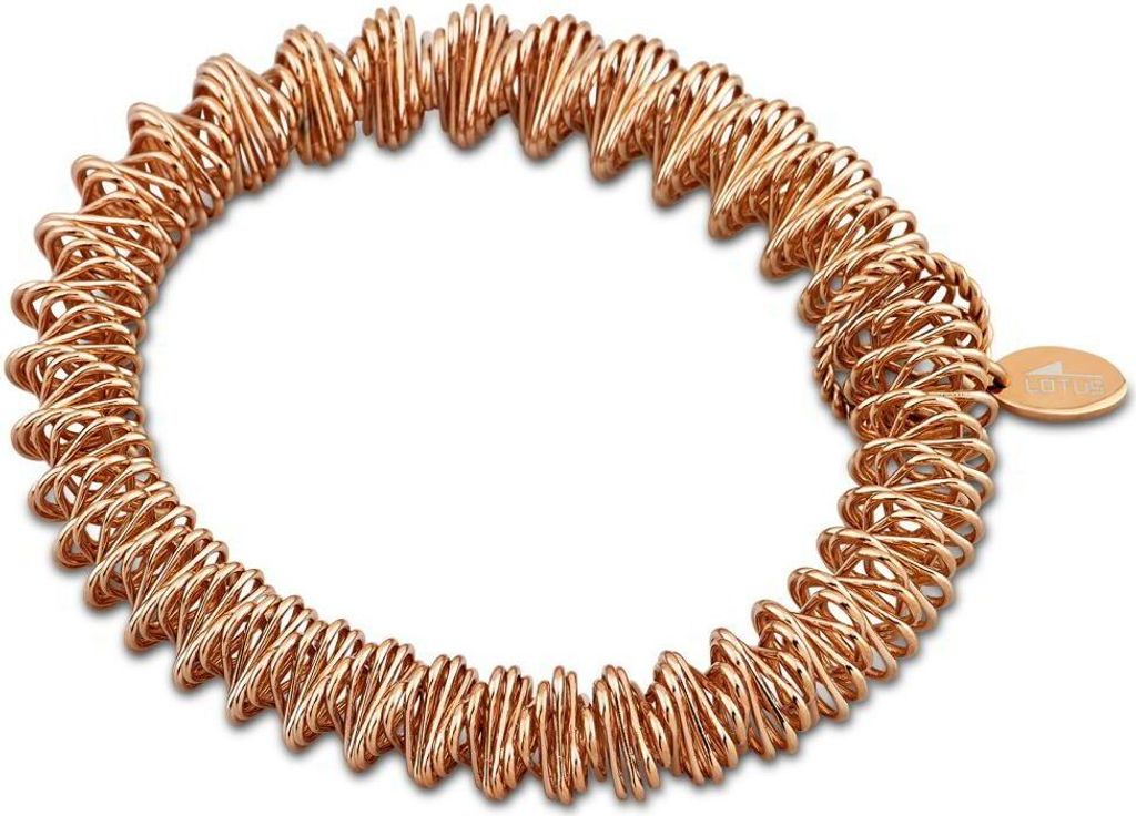 Damen Armband Lotus Style LS1525-2/3 golden 18 cm Armreif dehnbar