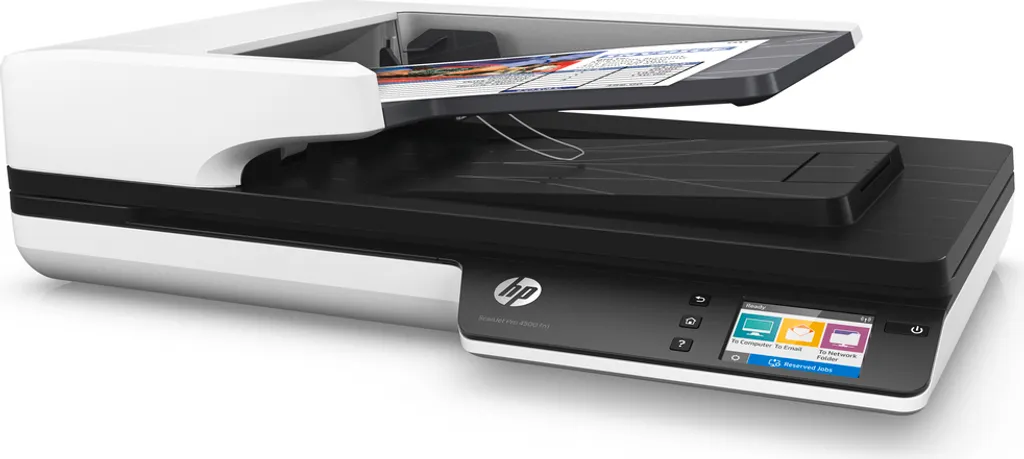 Scanner Réseau HP Scanjet Pro 4500 FN1 : Numérisation Cloud et Ethernet
