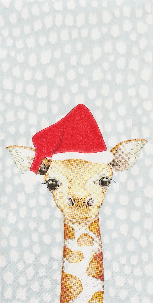 Papiertaschentücher "Giraffe Santa" Produktbild 