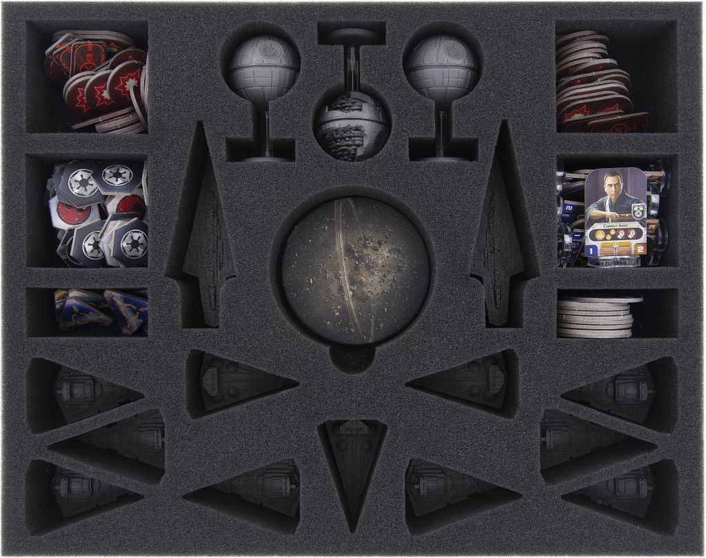 Schaumstoffeinlage 23 Fächer für Star Wars Rebellion, Aufstieg