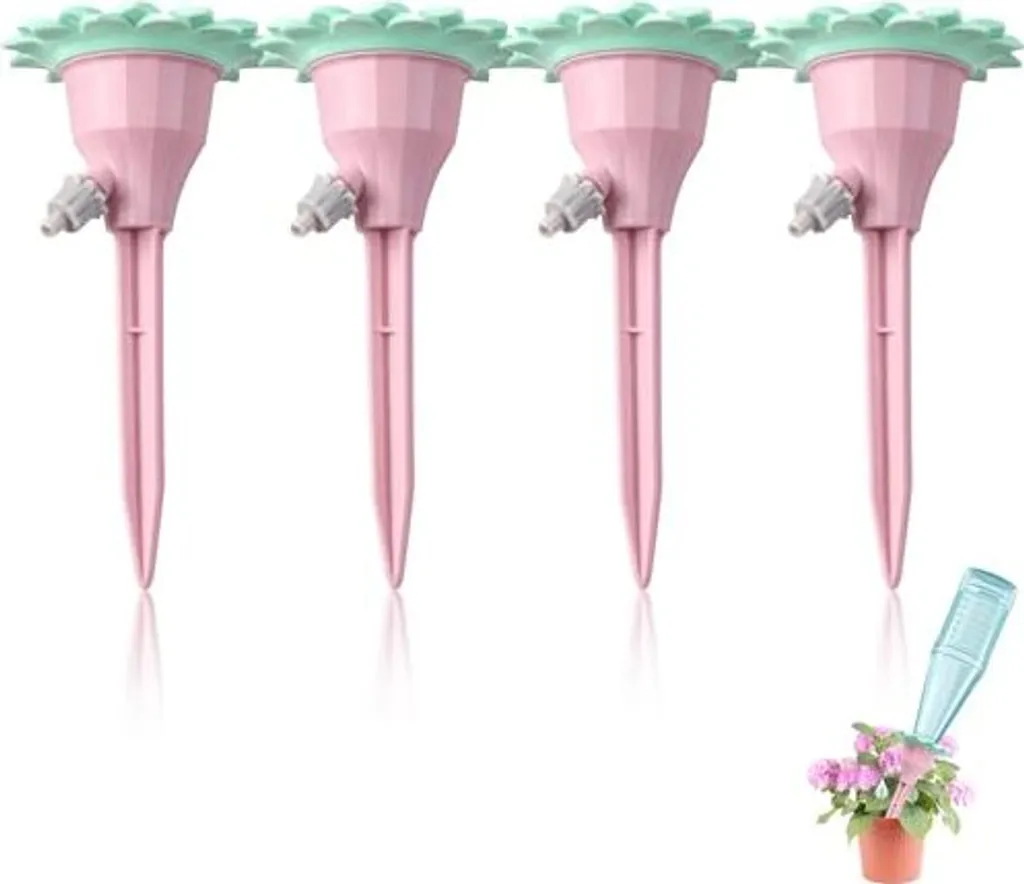 Kit 4 Irrigazione Automatica Dynaauty: Fiori Rigogliosi in Ogni Vaso