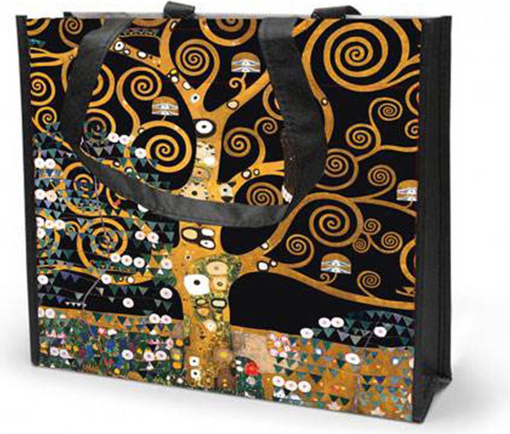 Gustav Klimt Tasche Der Lebensbaum Kunststoff 37x12cm H. Produktbild 
