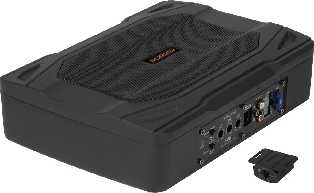 MUSWAY SUB 1 - Caisson de basses actif ultra plat 15x20cm High-End