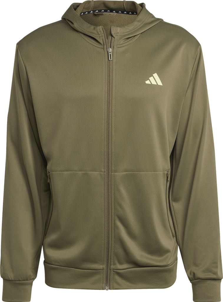 ADIDAS TR-ES+ FZ JA Jacke Herren grün M