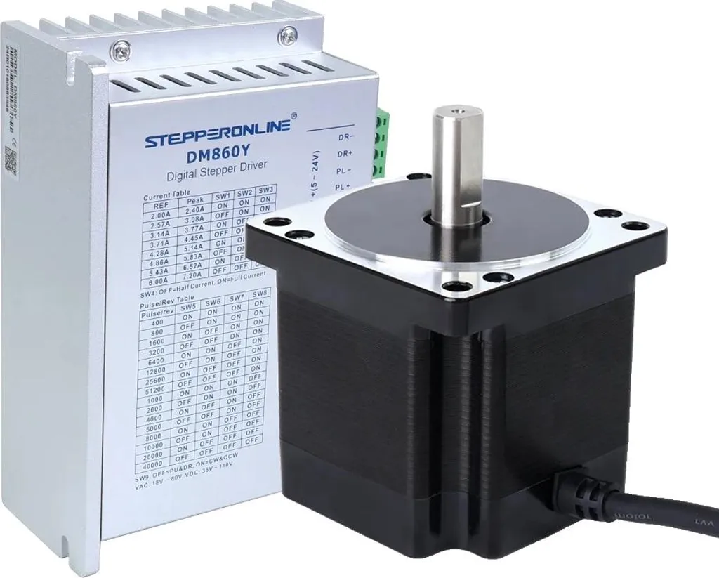 Moteur pas à pas à fort couple 4,8 Nm 6A avec arbre de sortie de 14mm
