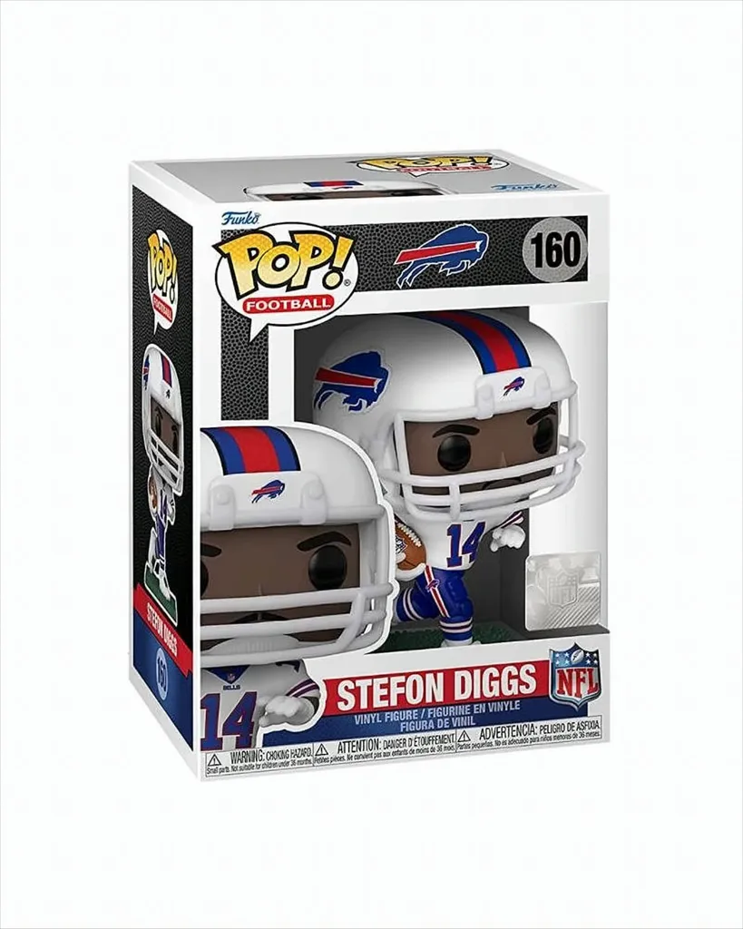 Statue de Collection Funko Pop NFL Stefon Diggs 160 Buffalo Bills Vinyle