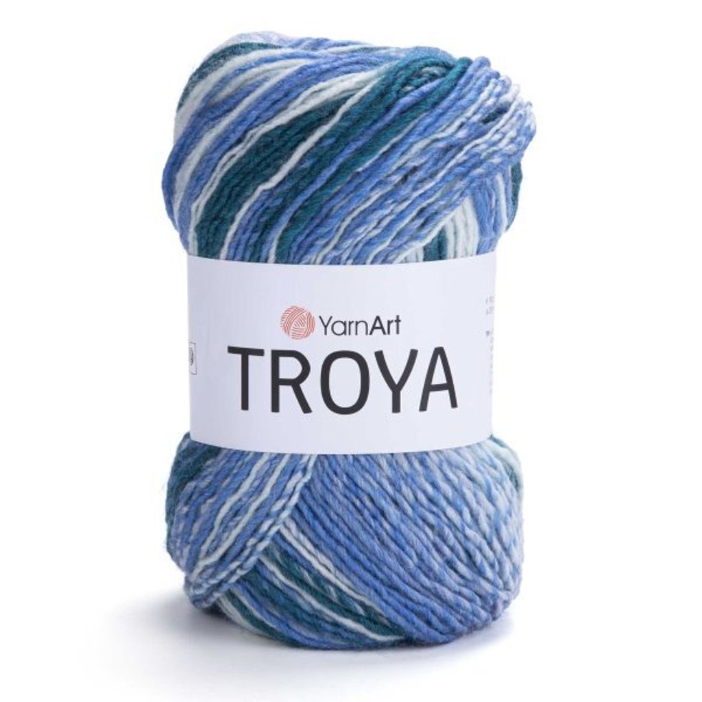 YarnArt Troya 2117 Wolle 100g/250m - Weich, warm, ideal für Produktbild 