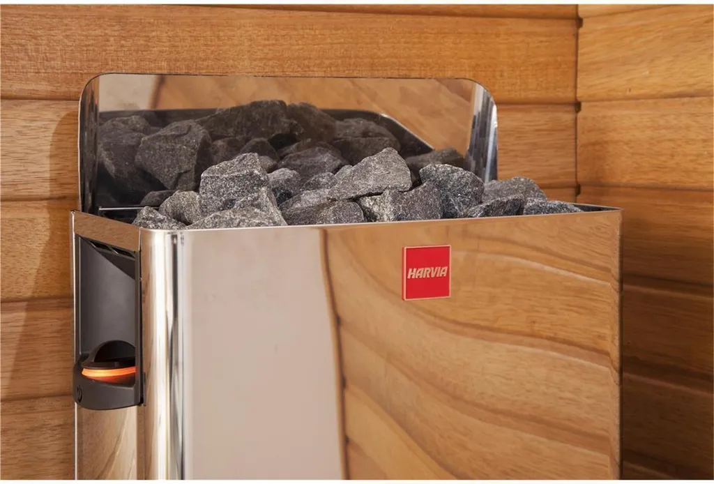 Harvia The Wall SW45 Poêle de Sauna 4,5 kW avec Commandes Intégrées - 3