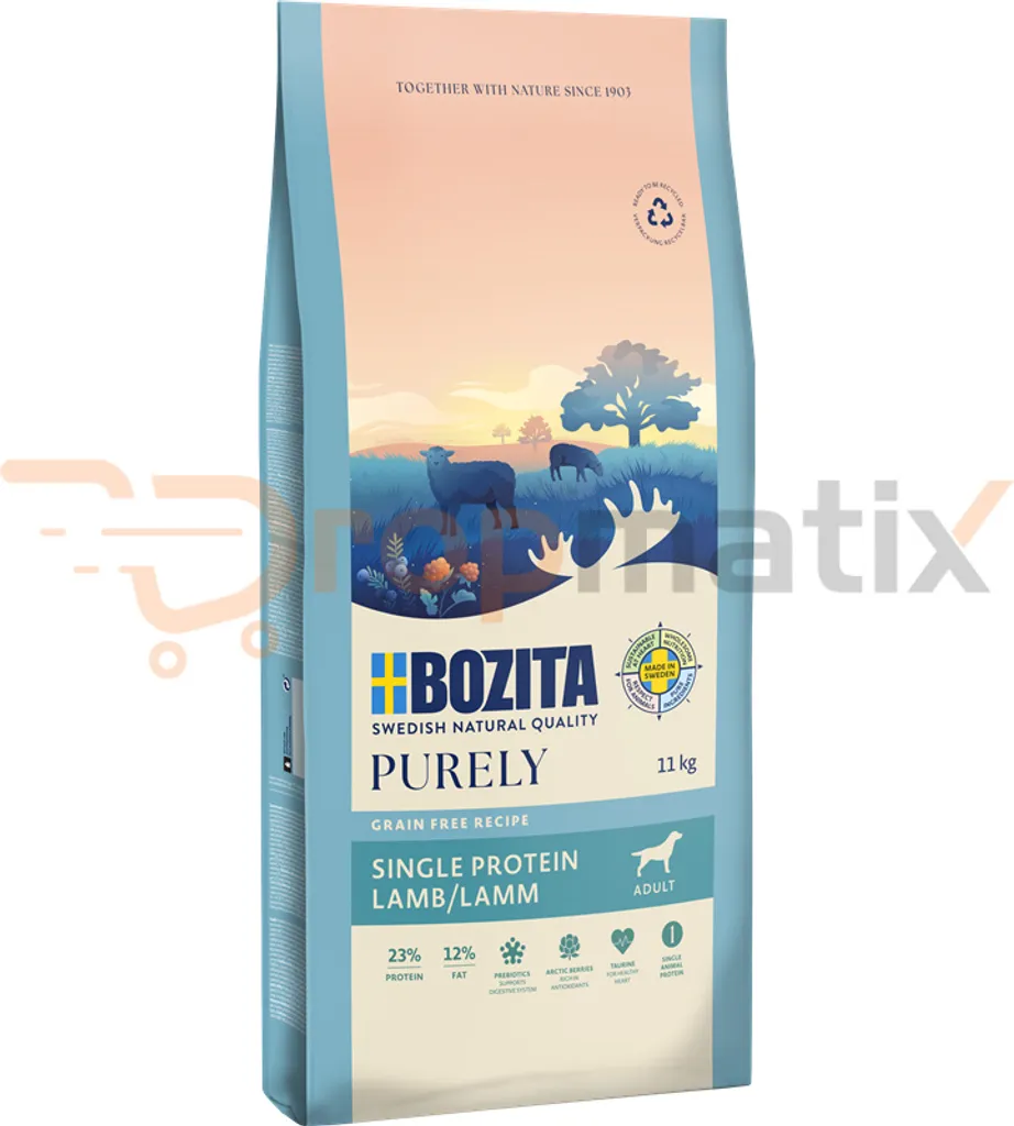 Bozita Agnello Senza Grano 11kg - Nutrizione Cani Adulti Sensibili