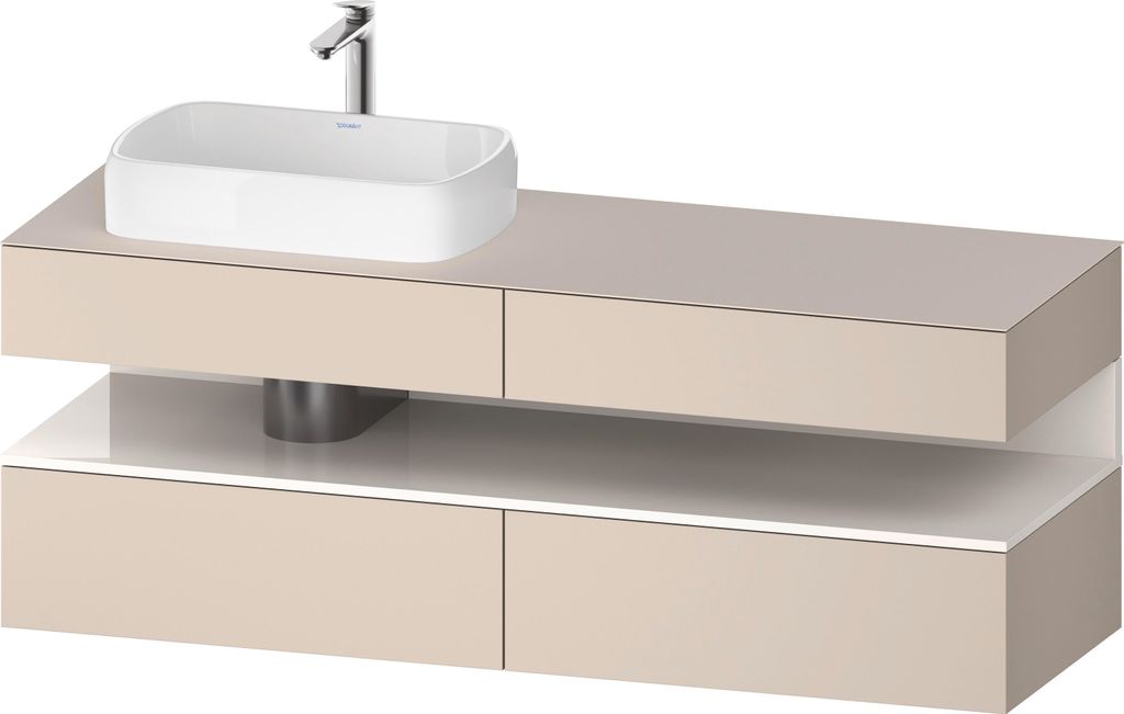 DURAVIT QA4777022830010 QAT KWTU WH Eck 1600x550x600 Tp. Produktbild 