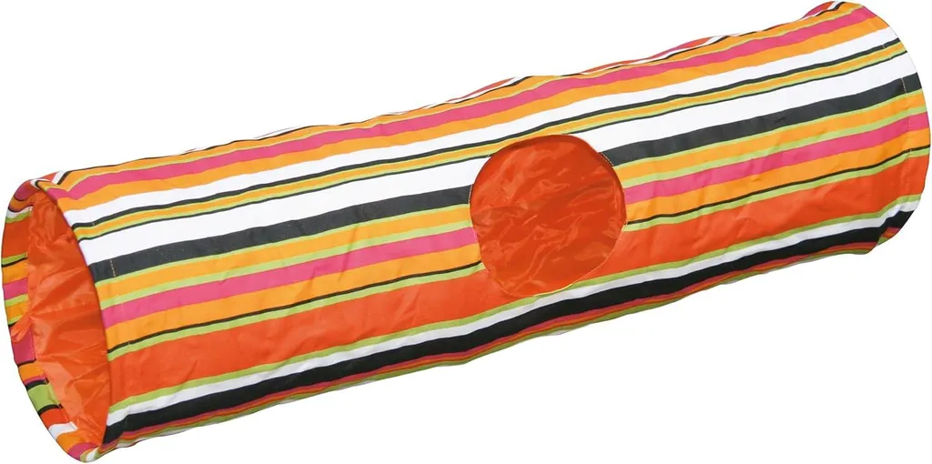 Tunnel de jeu bruissant pour lapin et cobaye - Accessoire nylon 60cm