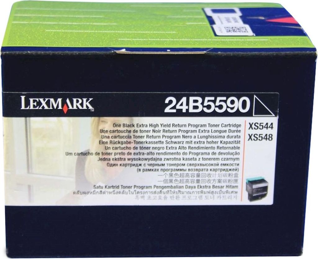 Lexmark 24B5590 Tonerkartusche Schwarz 6.000 Seiten für Lexmark XS544
