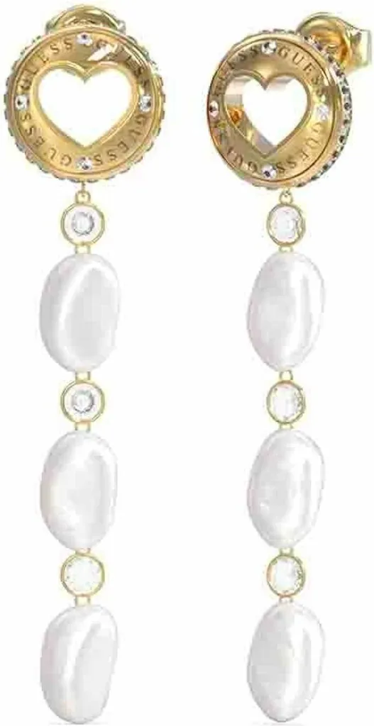Orecchini Guess JUBE03340JWYGT-U Donna - Cuore 4G Rolling Hearts Gold