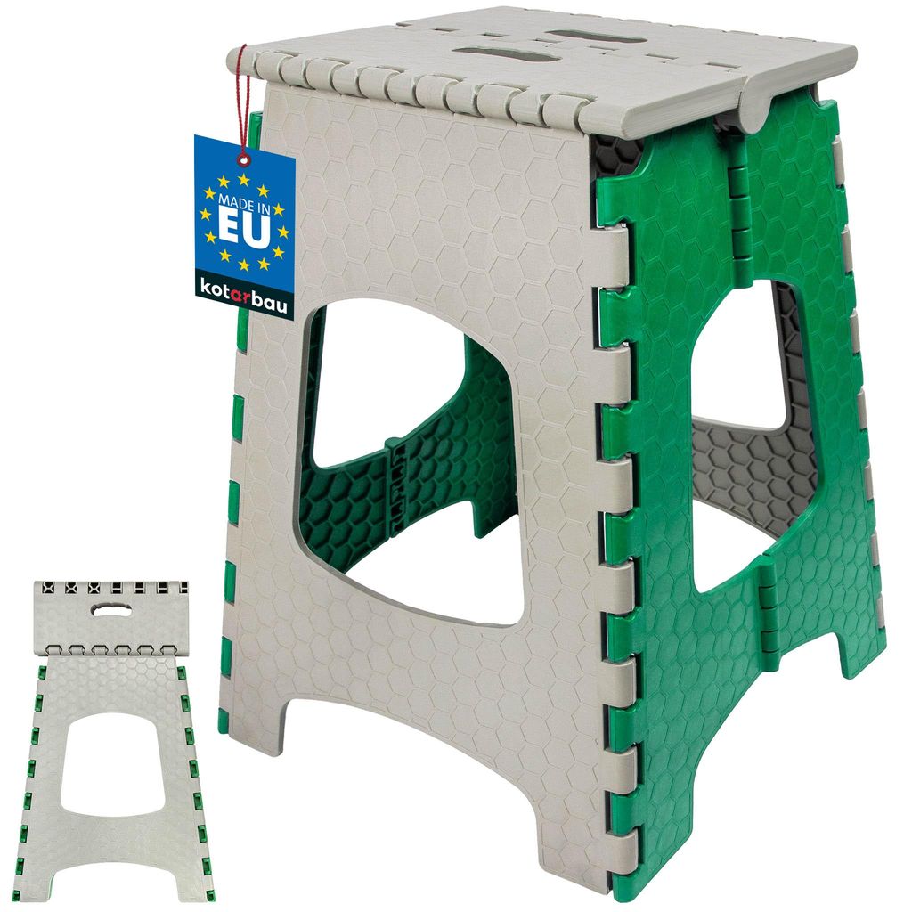 KOTARBAU® Tritthocker klappbar 44 cm Klappstuhl Sitzhocker Produktbild 